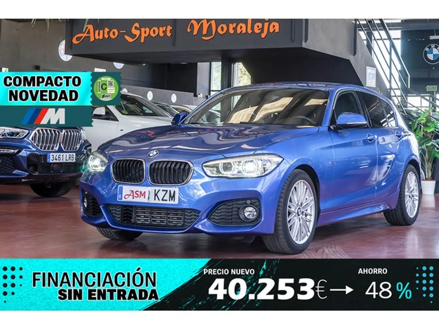 BMW 118 118iA Azul - 1