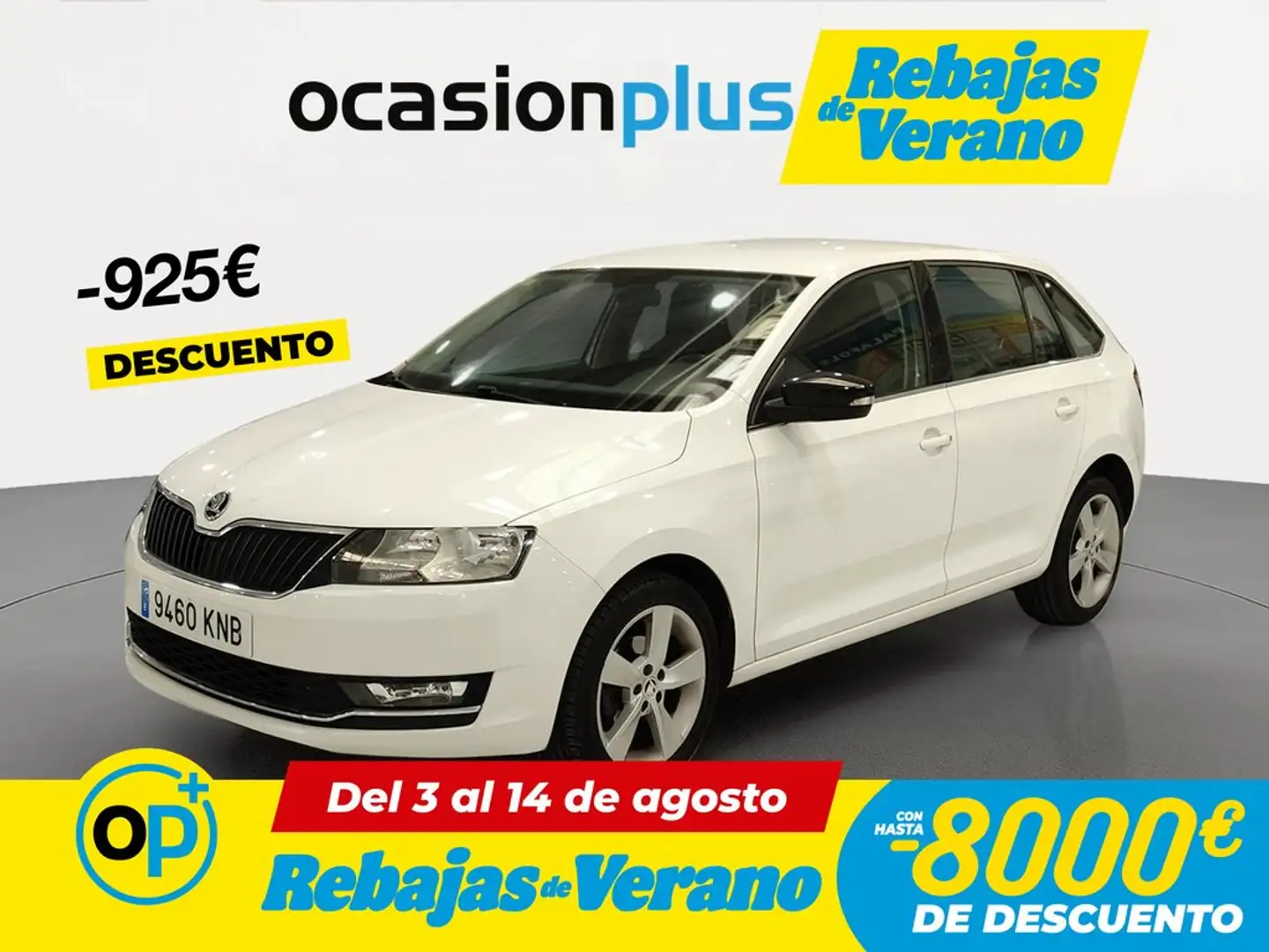 Skoda Rapid/Spaceback 1.0 TSI Ambition 70kW Blanco - 1