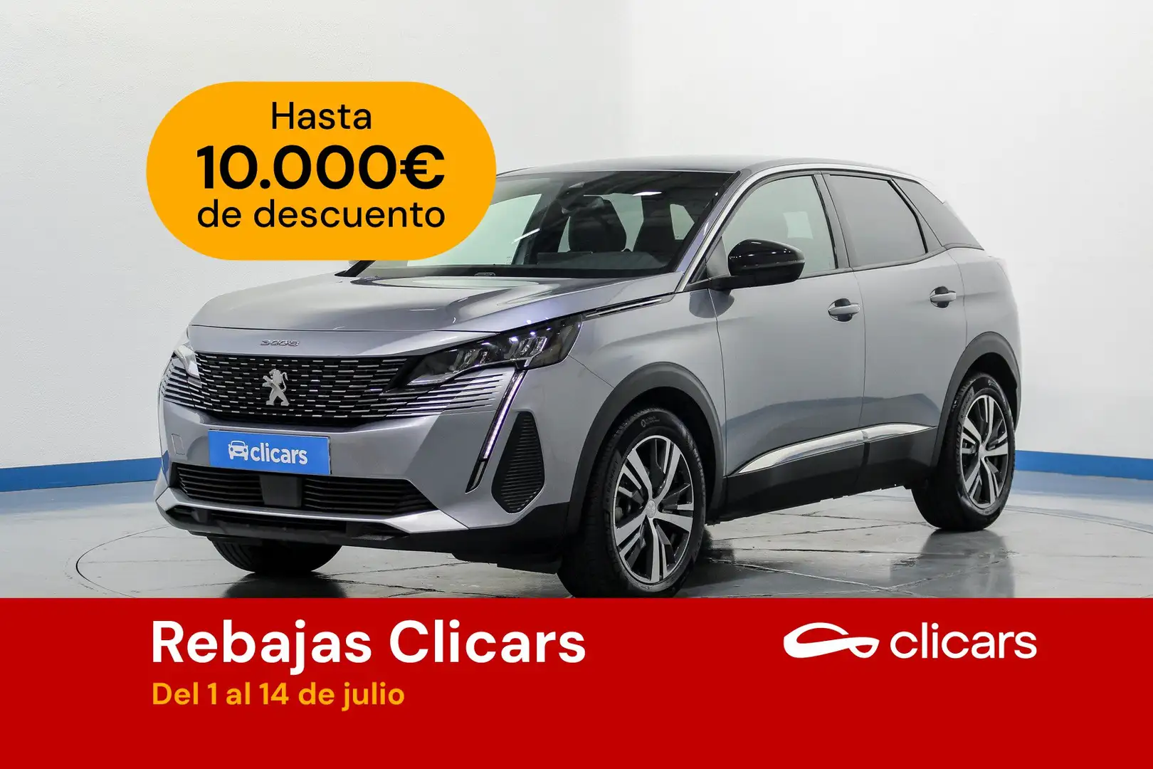 Peugeot 3008 Hybrid 136 Allure eDCS6 Plateado - 1