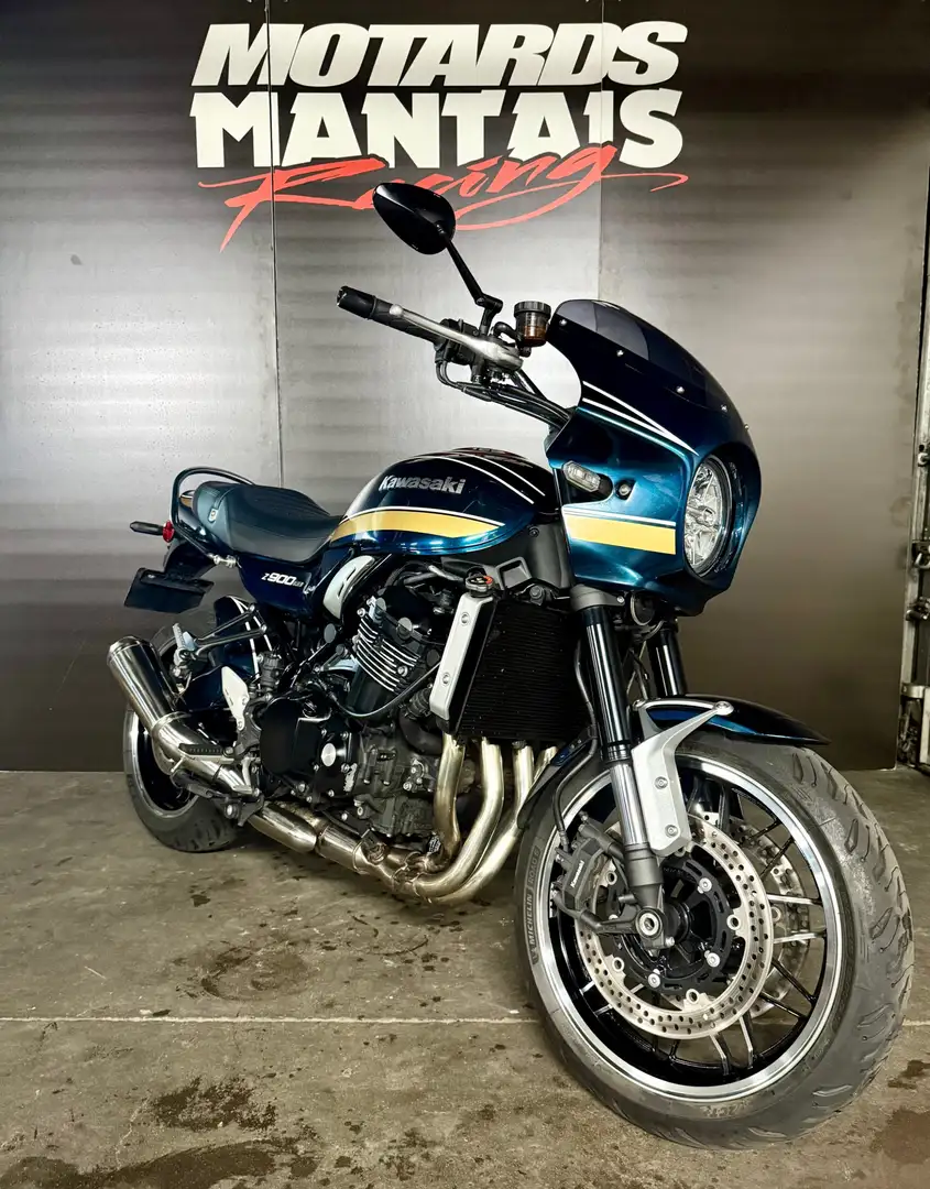 Kawasaki Z900RS Bleu - 1