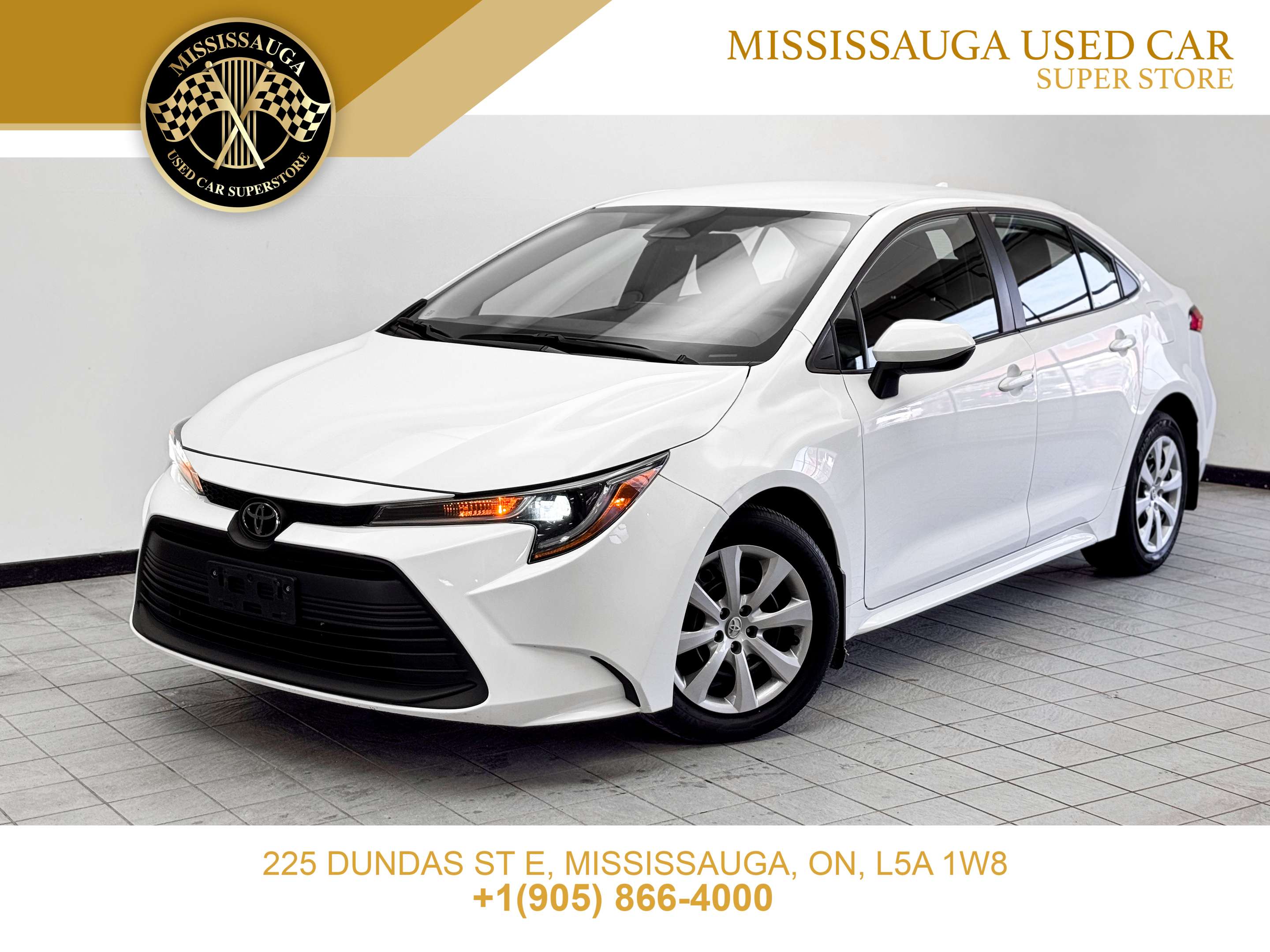 White 2024 Toyota Corolla Sedan Front-Wheel Drive Automatic