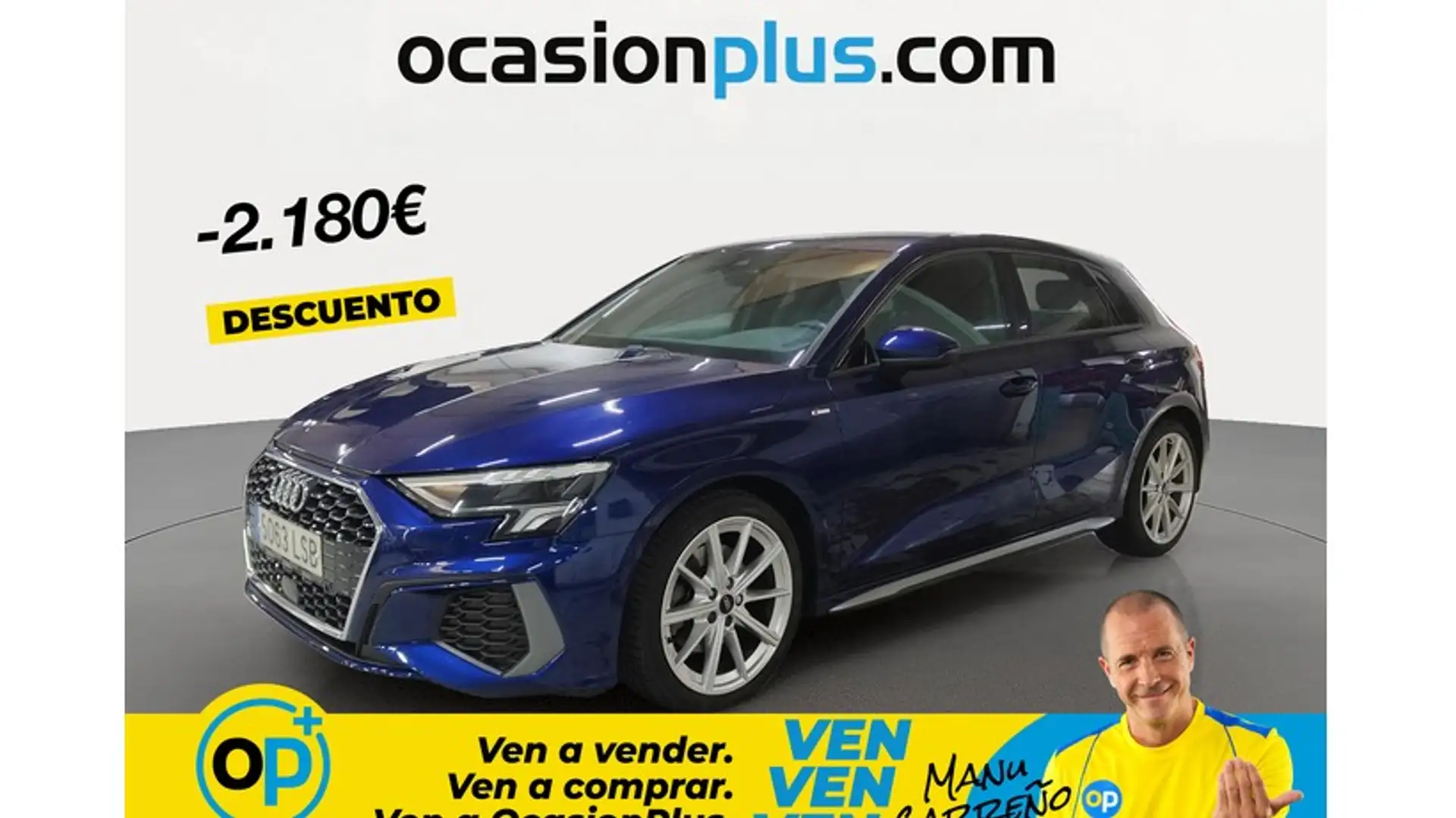 Audi A3 Sportback 30 TFSI S line S tronic Azul - 1