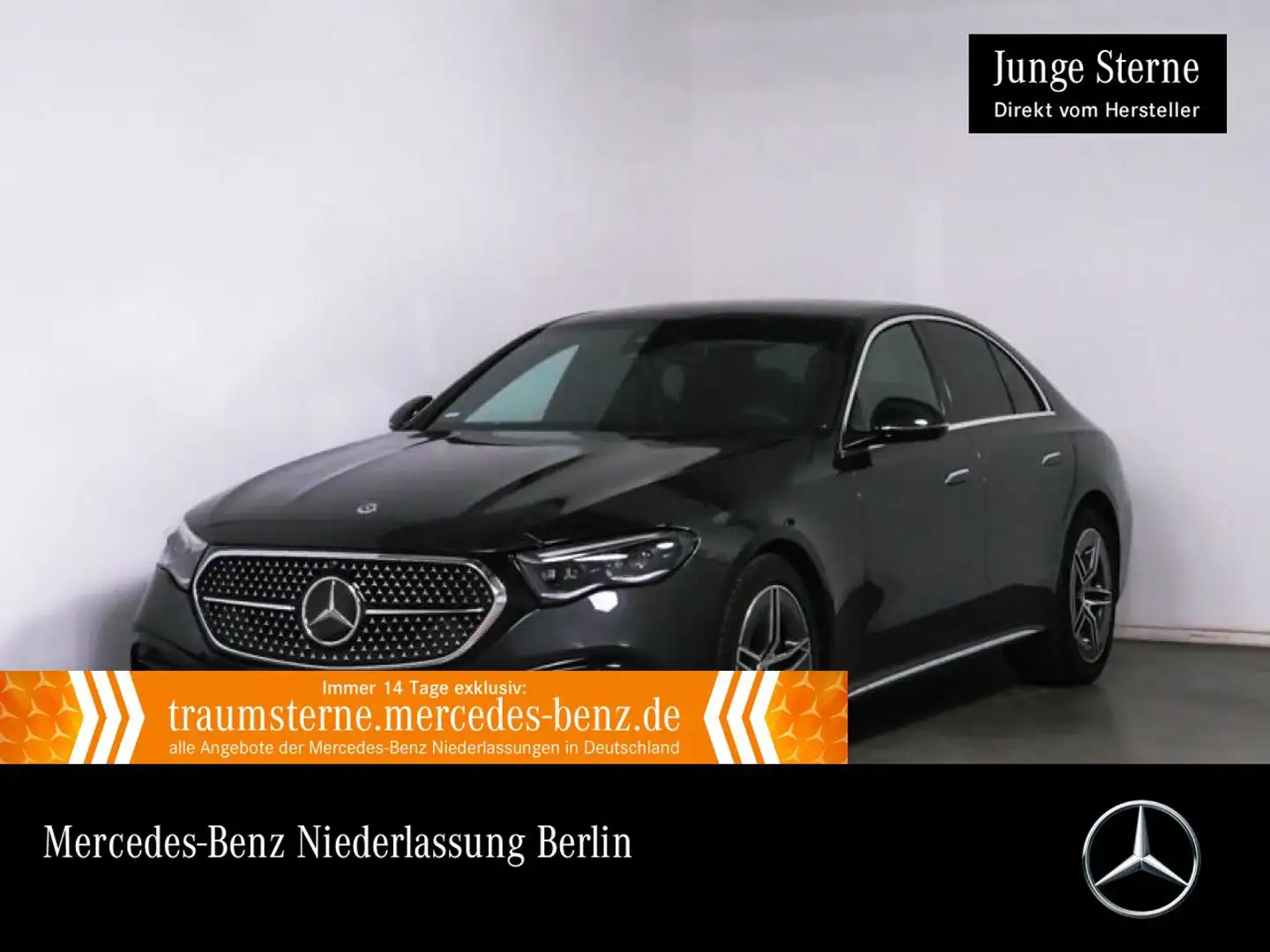 Mercedes-Benz E 450 d 4M AMG Fahrass 360° Distr. AHK PTS 9G Grigio - 1