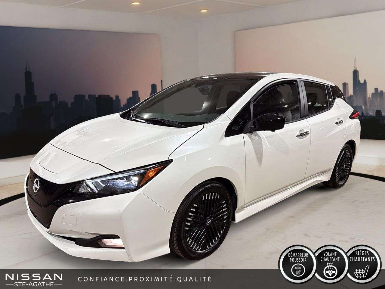 2024 Nissan Leaf SV 1 PROPRIÉTAIRE BAS KILOMÉTRAGE CAMÉRAS