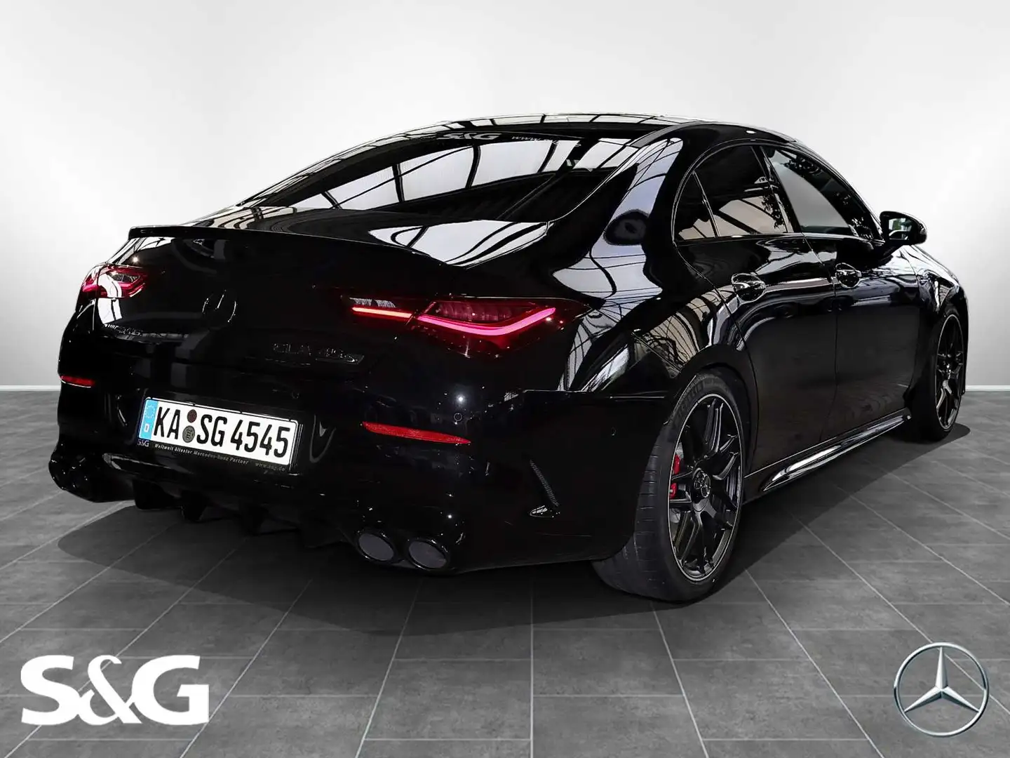 Mercedes-Benz CLA 45 AMG S 4M+ HUD+360°+Fahrass+Pano+Distronic Black - 2