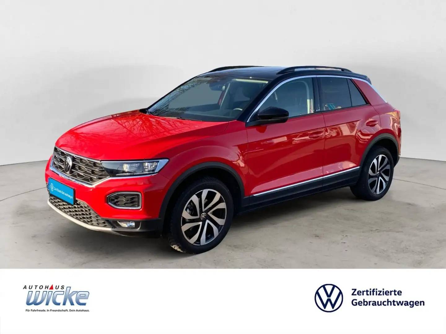 Volkswagen T-Roc 1.5 TSI Active NAVI KLIMA AHK PANO LED ACC Rouge - 1