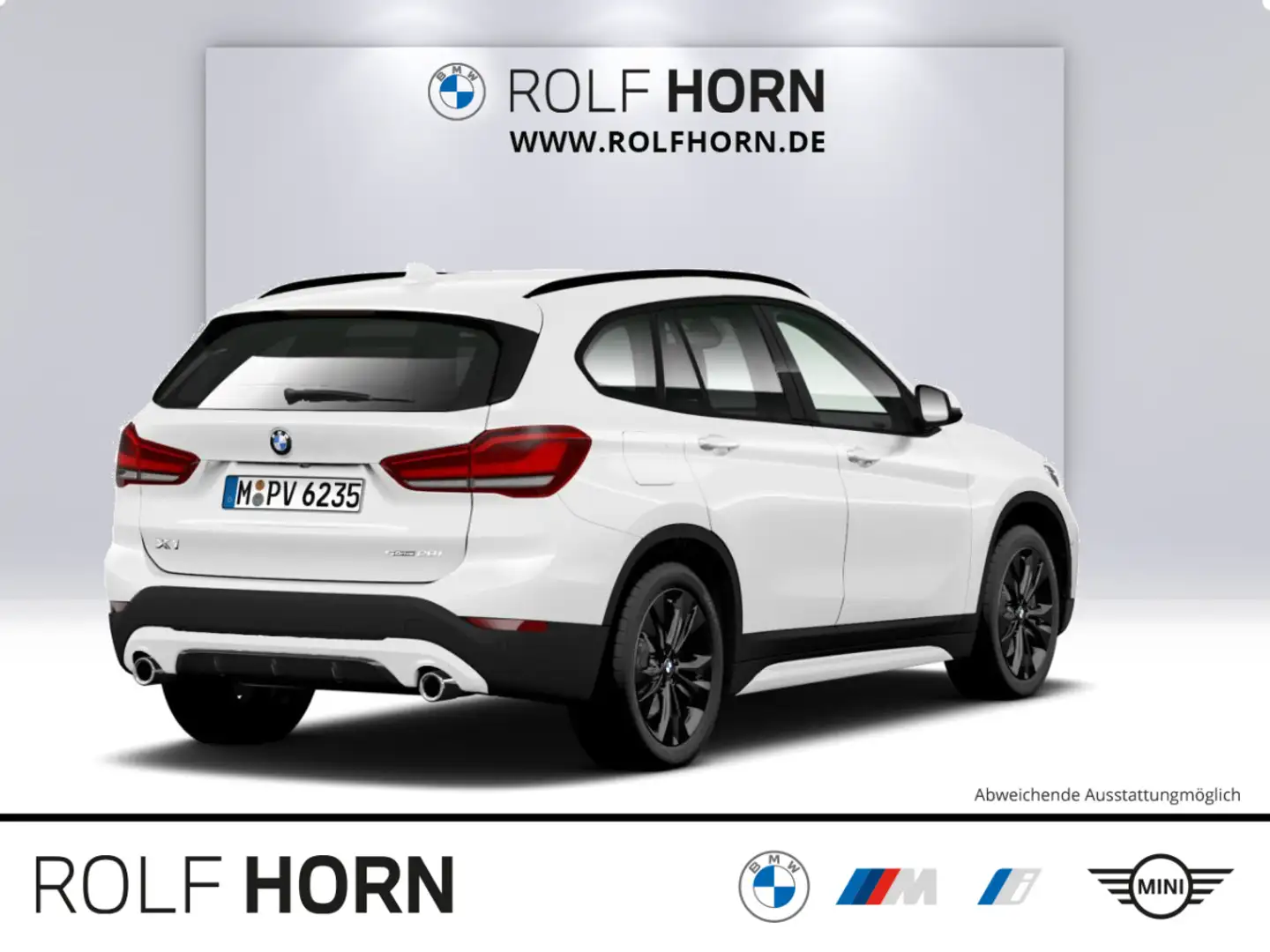BMW X1 sDrive20i Sport Line Autom Navi RFK Sitzhzg Weiß - 2