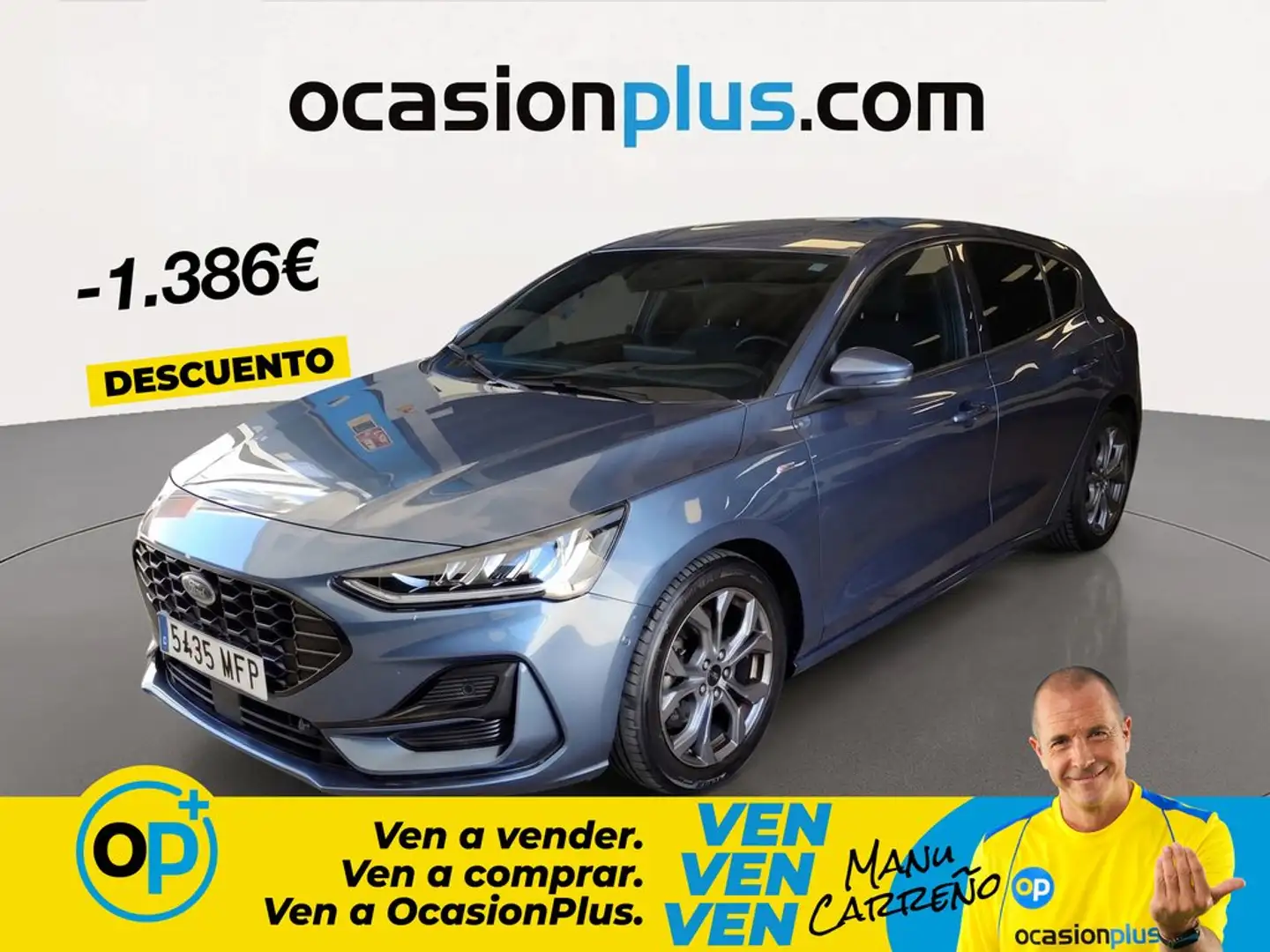 Ford Focus 1.0 Ecoboost MHEV ST-Line X 125 Azul - 1