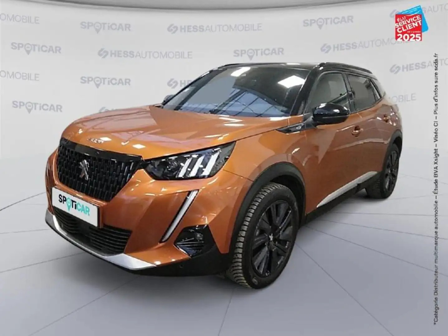 Peugeot 2008 1.2 PureTech 155ch S\u0026S GT Pack EAT8 Arancione - 1