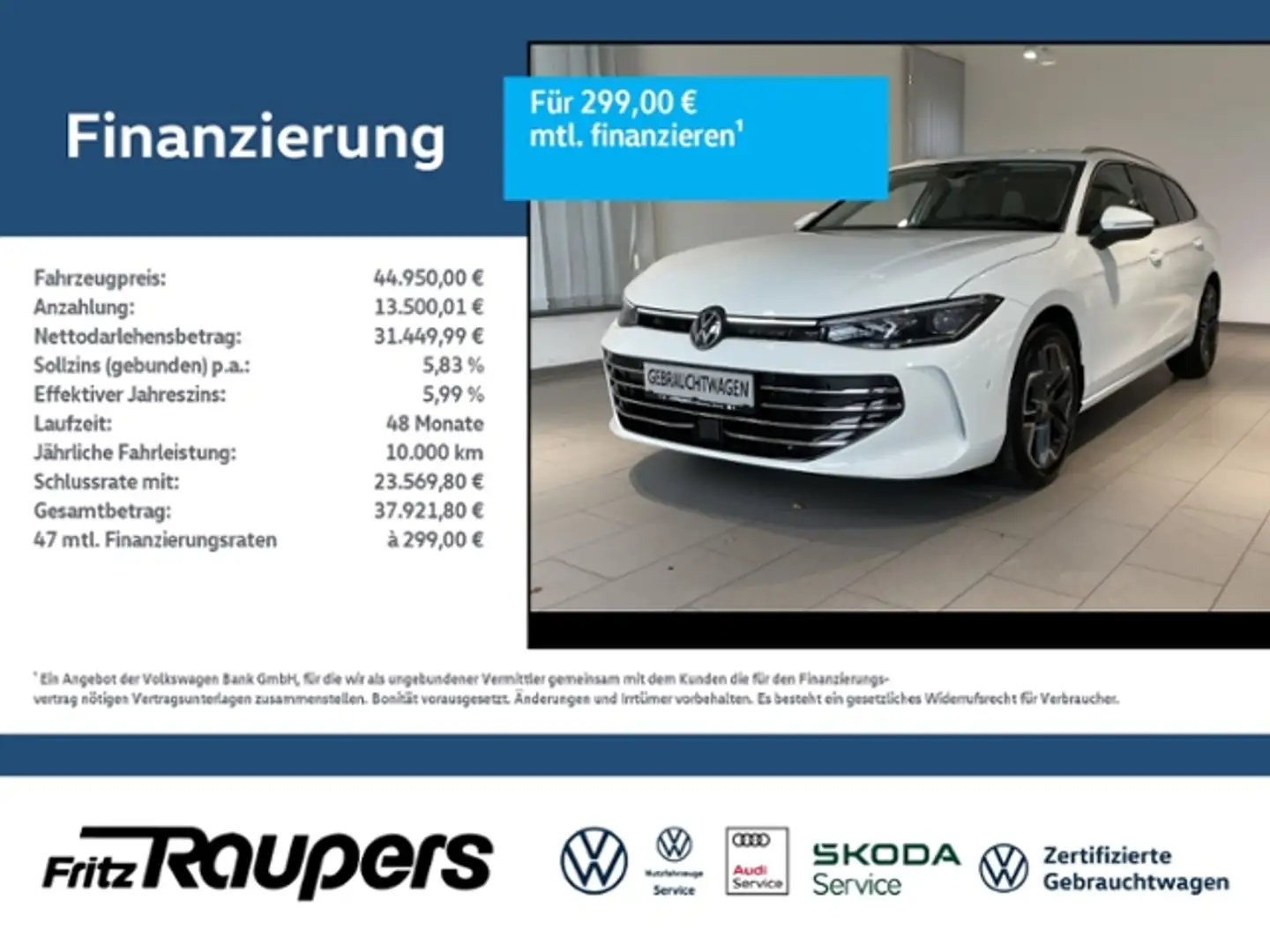 Volkswagen Passat Variant 2.0 TDI DSG Elegance +Panodach+AHK+DCC Alb - 1