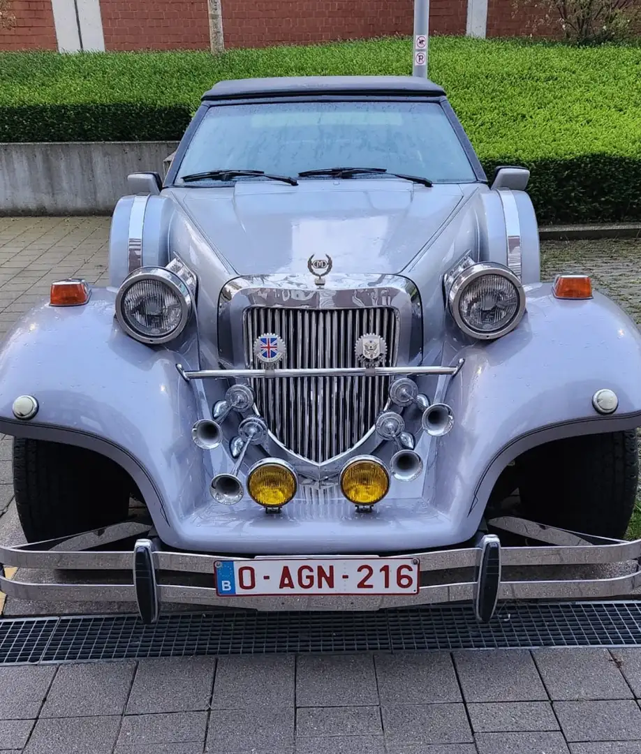 Oldtimer American Cabrio Grijs - 2