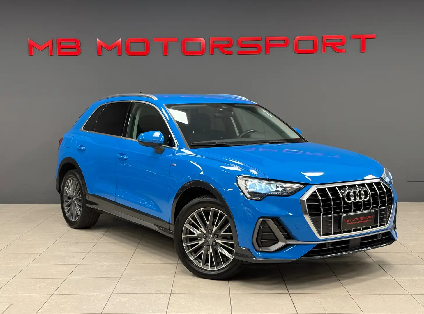 Audi Q3 Q3 35 2.0 tdi S line edition quattro s-tronic Blu/Azzurro - 1