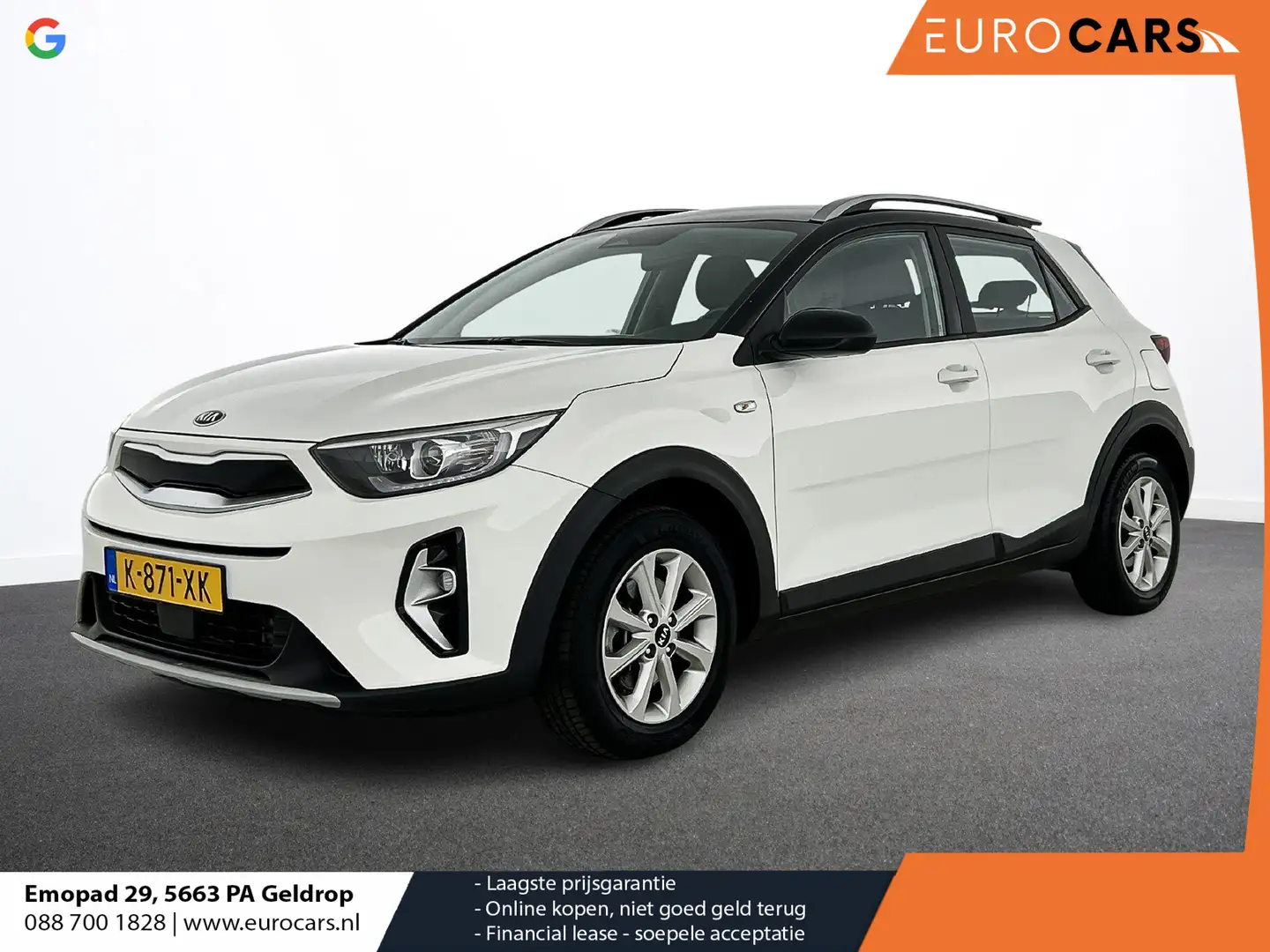 Kia Stonic 1.0 T-GDi 120pk MHEV DynamicLine Auto. Navigatie A Blanc - 1