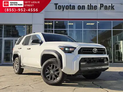 White 2025 Toyota 4Runner SR5 4WD SUV / Crossover Four-Wheel Drive 8-Speed Automatic