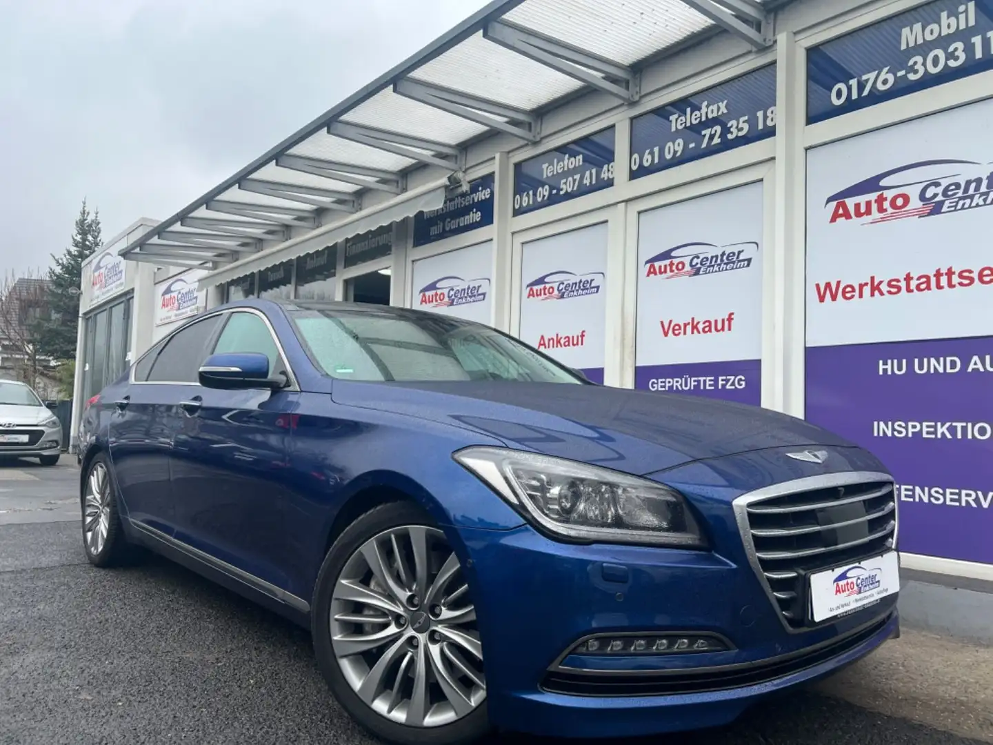 Hyundai Genesis 3.8 V6 GDi *Vollausstattung* Kék - 1