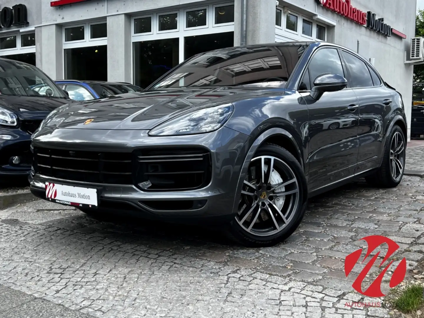 Porsche Cayenne Coupe Turbo CHRONO MATRIX PANO 360° BUR-HIGH-END Grau - 2