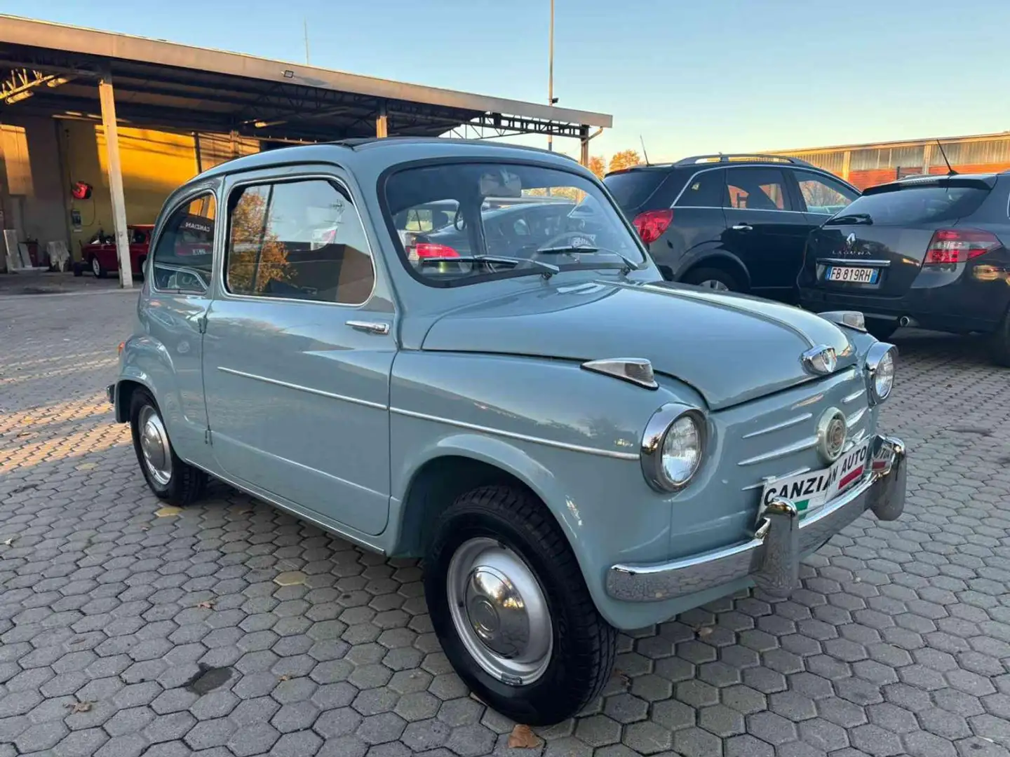 Fiat 600 APERTA Bleu - 2