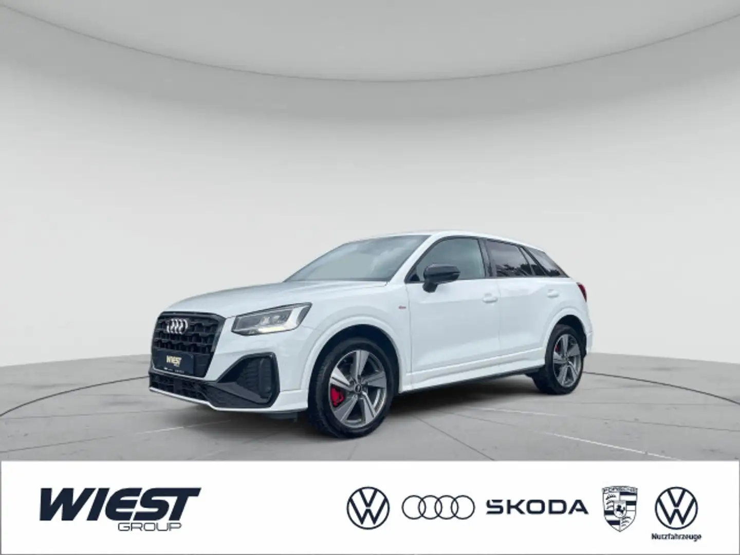 Audi Q2 35 TFSI S line LED ACC PDC RFK Klima Navi Amb Weiß - 1
