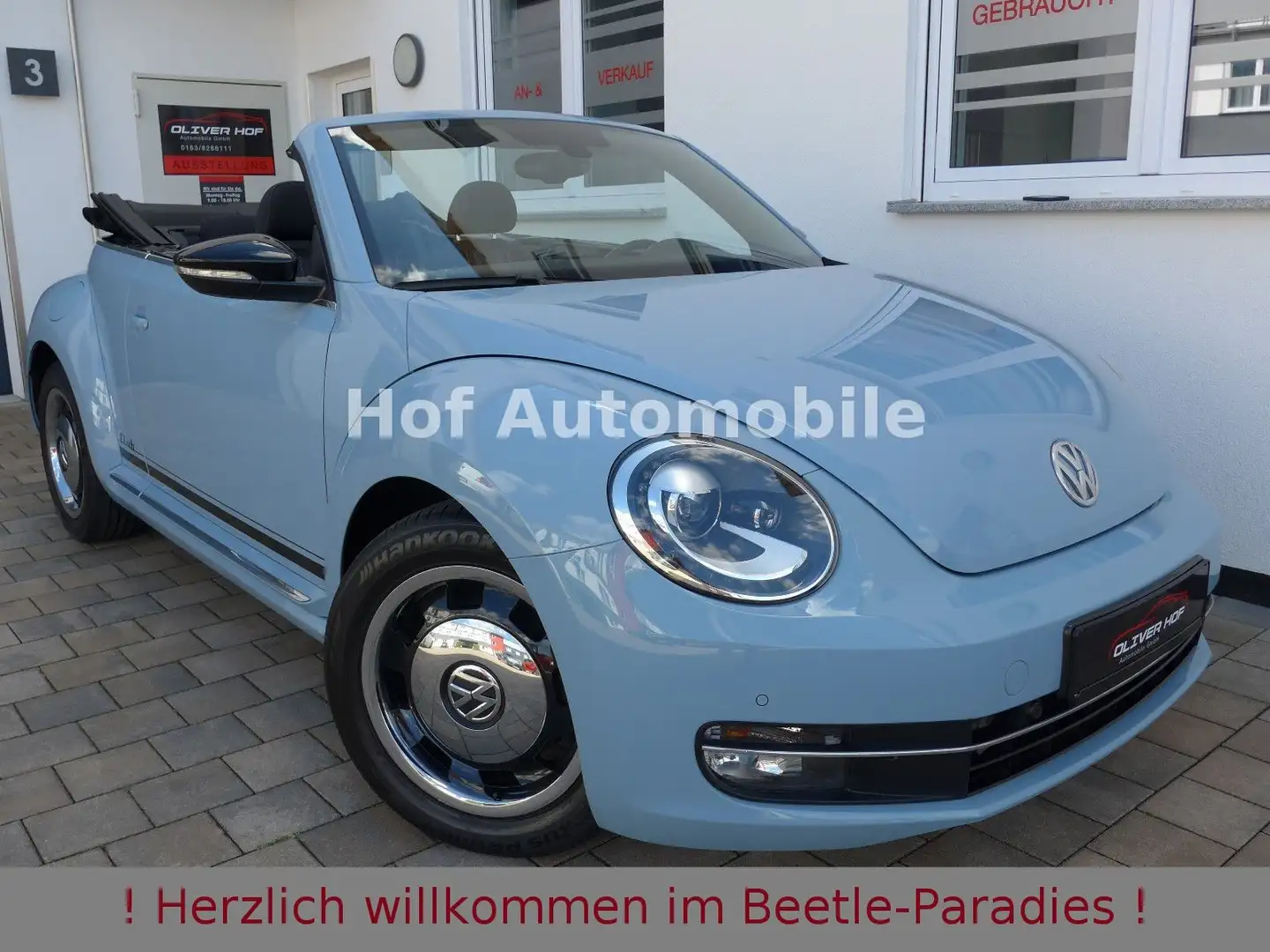 Volkswagen Beetle 1.4TSI Club Xenon Navi SHZ 2xPDC Blau - 1
