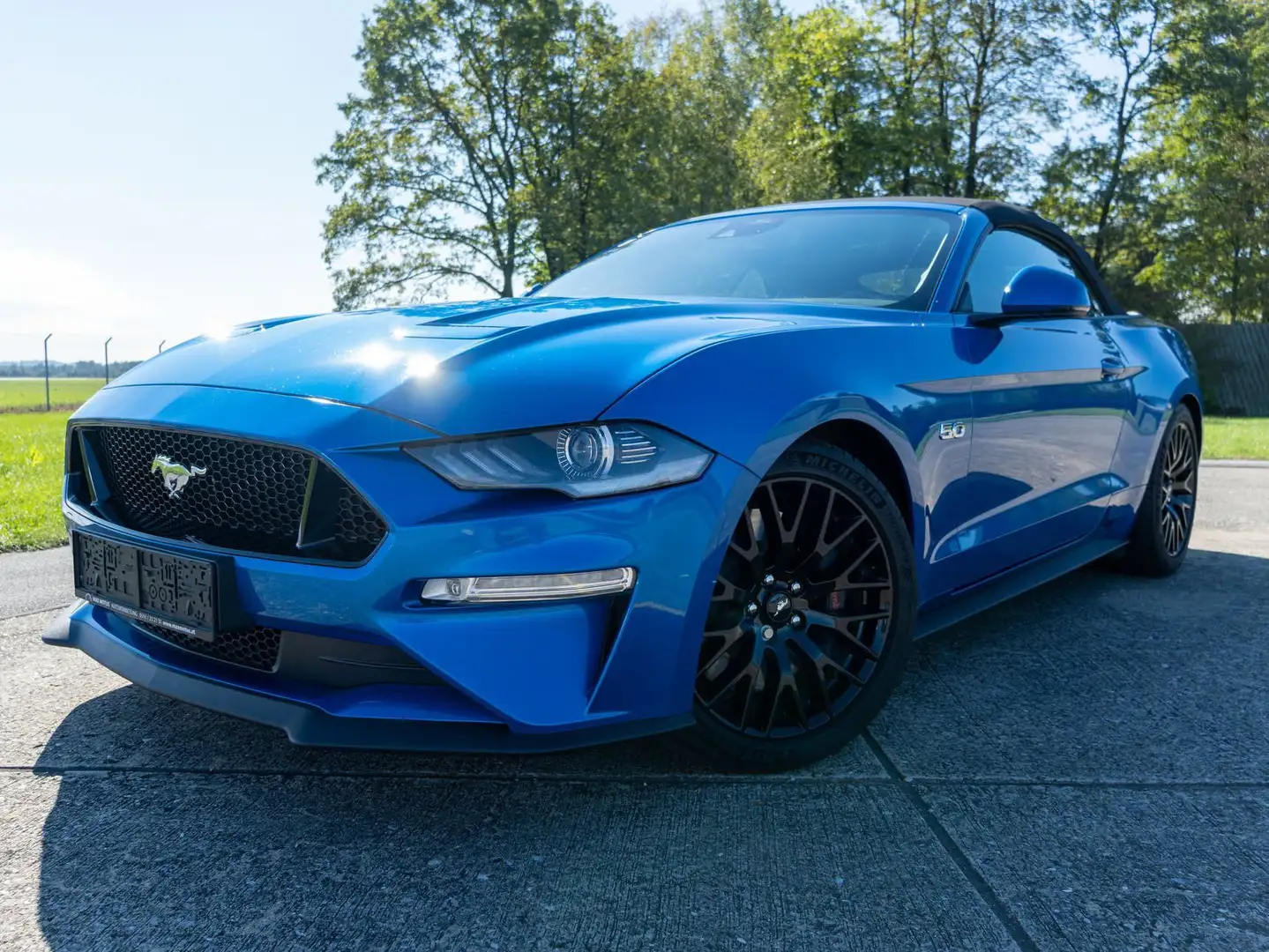 Ford Mustang Mustang 5,0 Ti-VCT V8 GT Cabrio Aut. GT Blau - 1