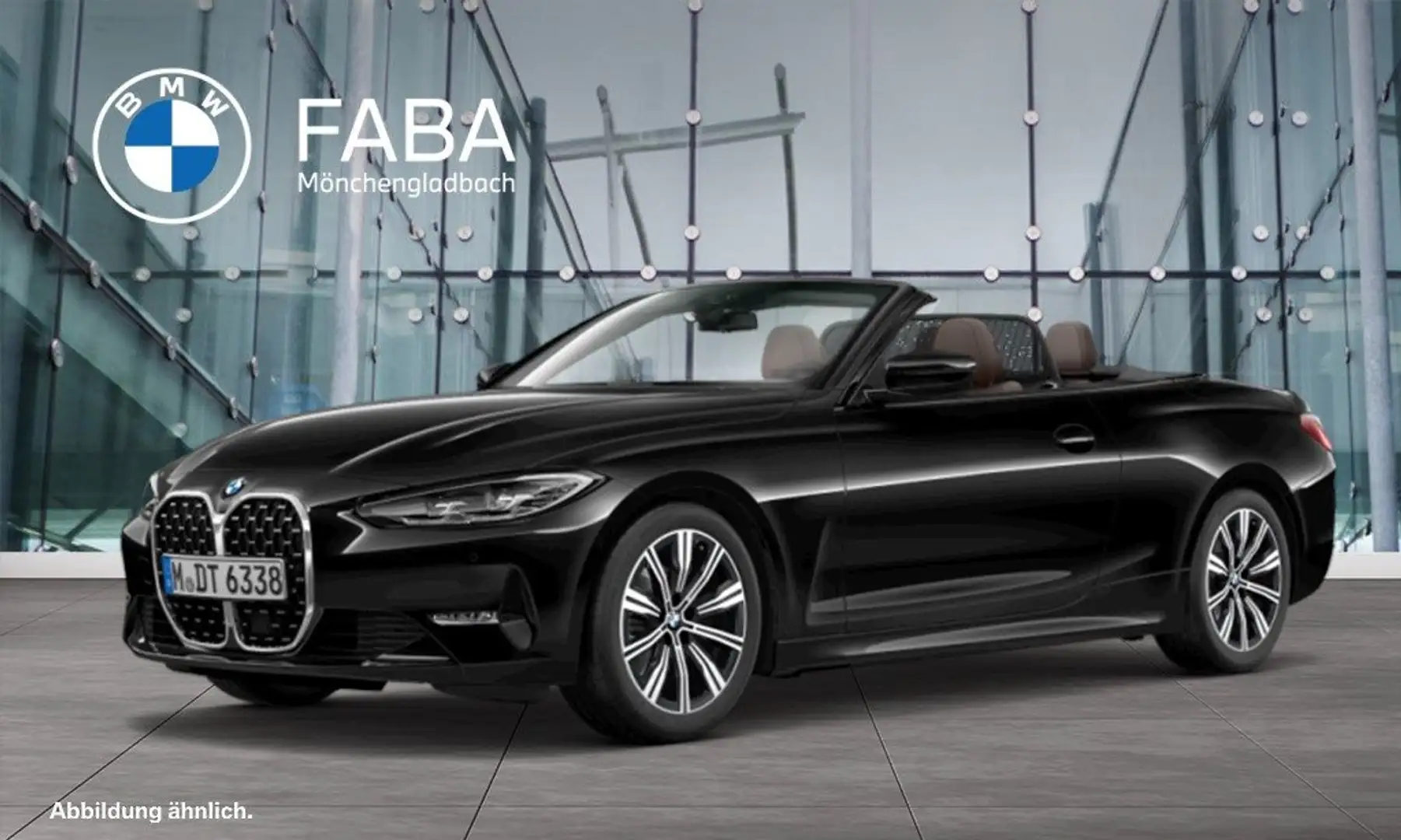 BMW 420 i Cabrio HK HiFi DAB WLAN RFK Komfortzg. Shz Schwarz - 1