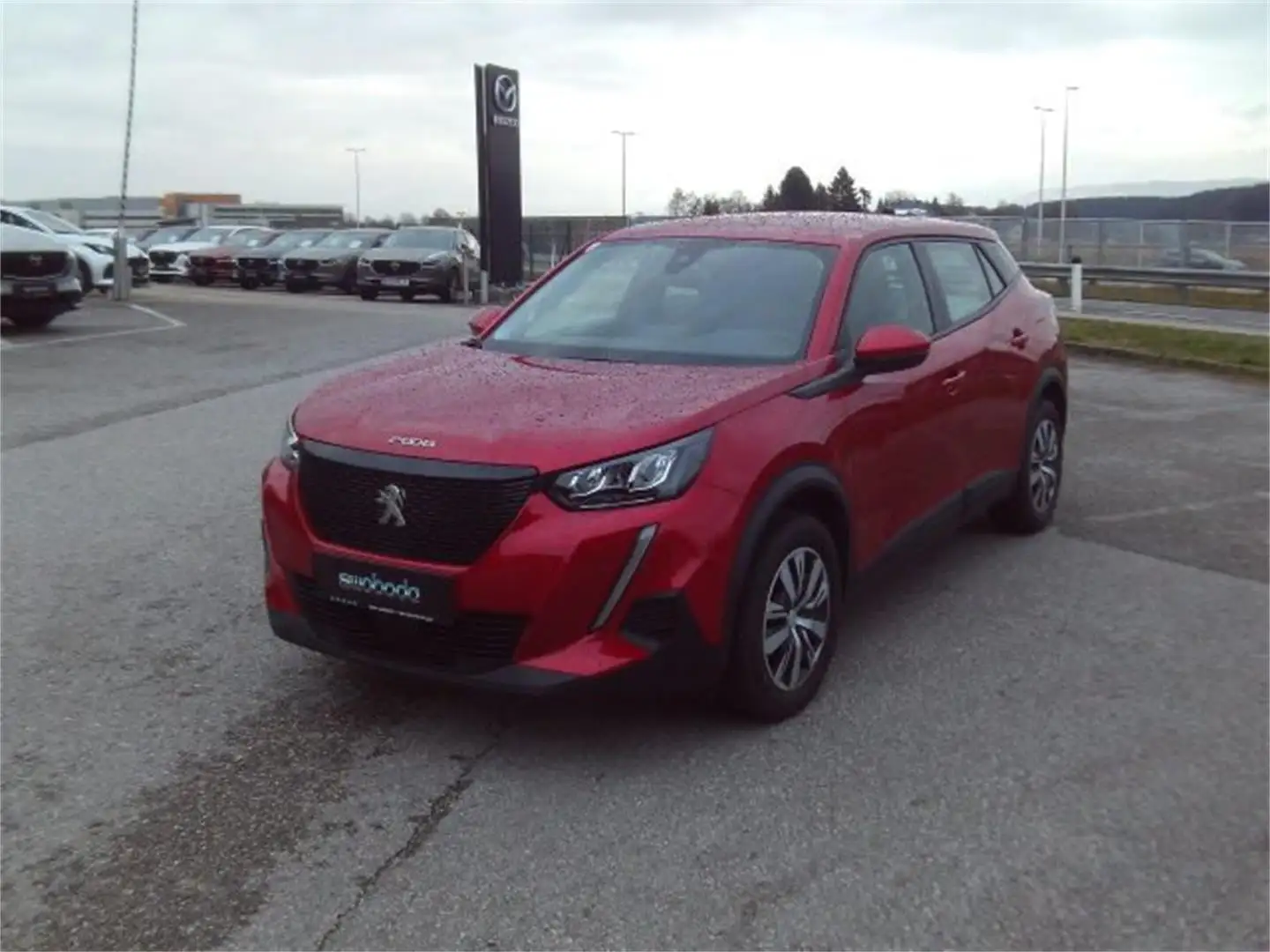 Peugeot 2008 BlueHDi 100 S&S Active 6-Gang-Manuell Rot - 2