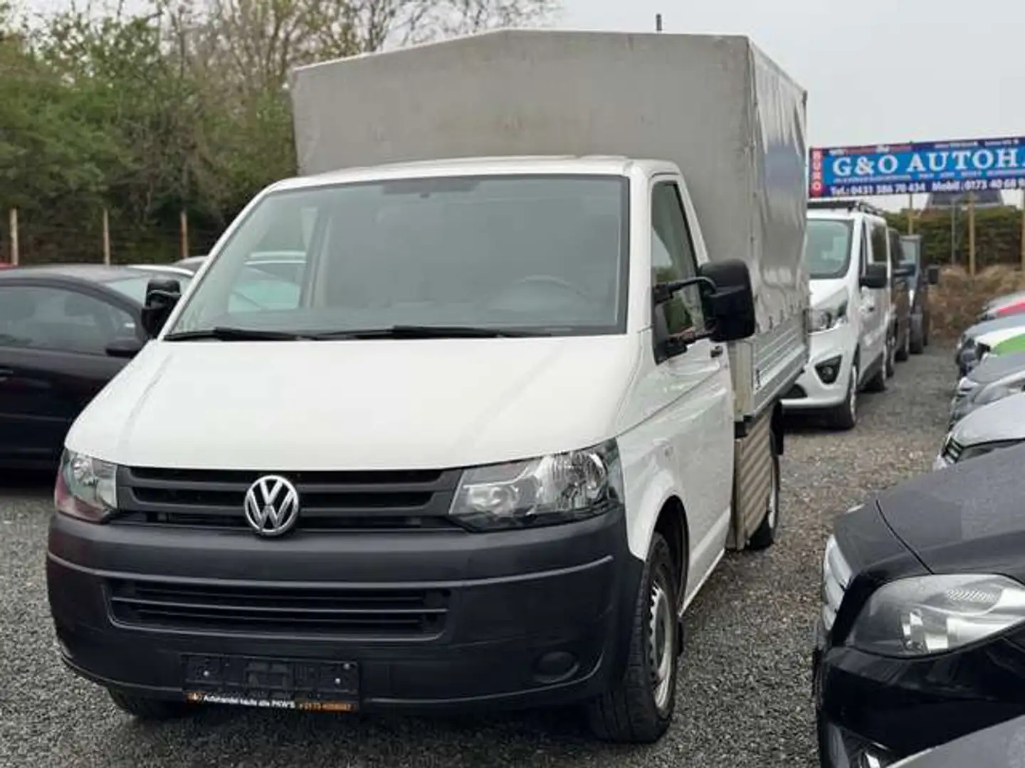 Volkswagen T5 Transporter T5  Pritsche*93.000 km*TÜV* Zahnriemen Neu* Blanco - 1
