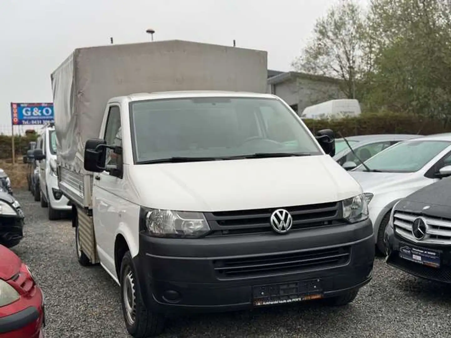 Volkswagen T5 Transporter T5  Pritsche*93.000 km*TÜV* Zahnriemen Neu* Blanco - 2