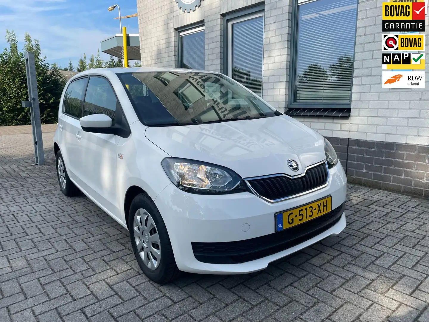 Skoda Citigo 1.0 Greentech Style / Airco / Centrale vergrendeli Wit - 1