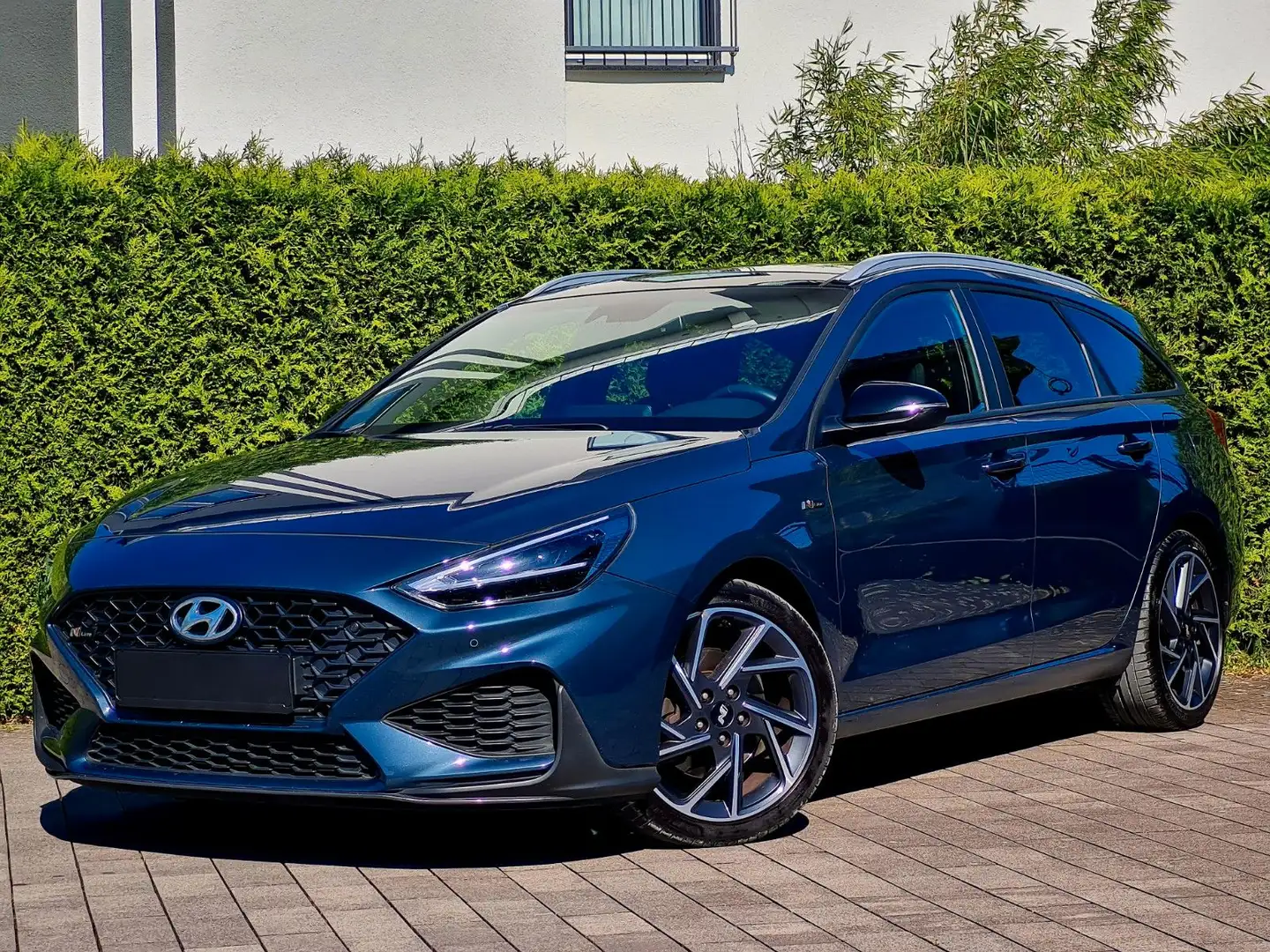 Hyundai i30 cw N Line Mild-Hybrid *N-LINE, Panorama* Blau - 1