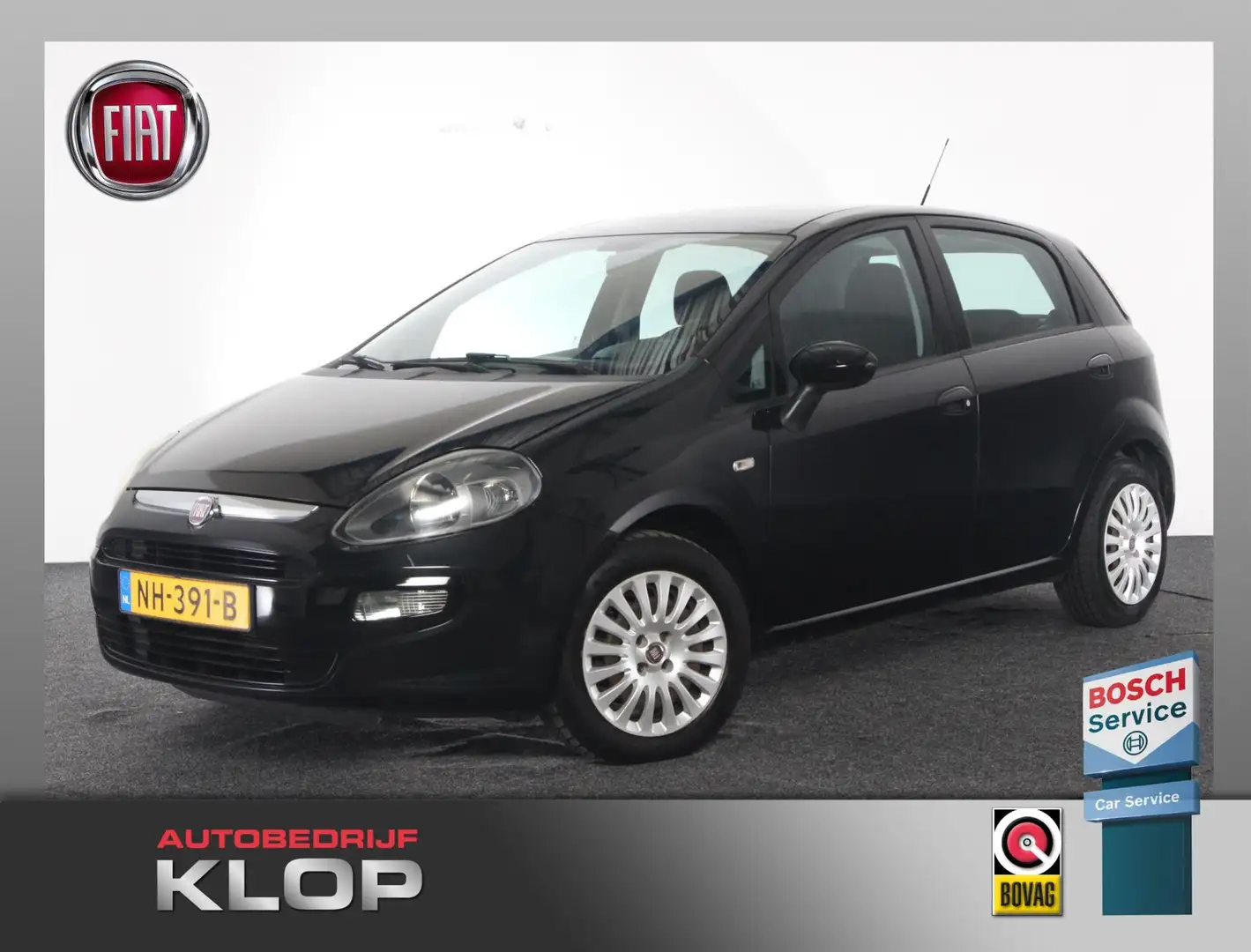 Fiat Punto Evo 1.2 Active Zwart - 1