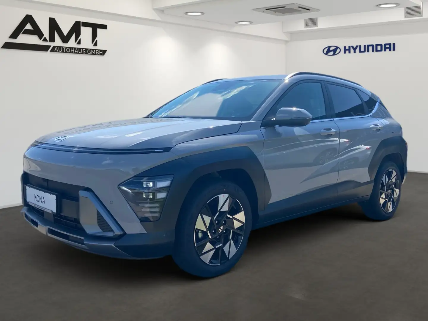 Hyundai KONA Kona 1.6 T-GDI Prime 2WD (EURO 6d) Navi/Autom. LED Grau - 1