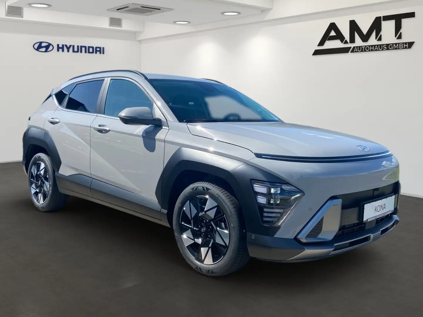 Hyundai KONA Kona 1.6 T-GDI Prime 2WD (EURO 6d) Navi/Autom. LED Grau - 2