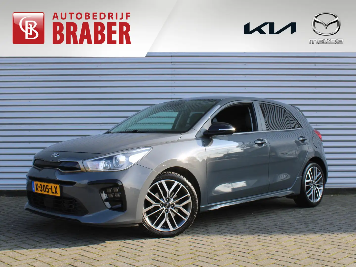 Kia Rio 1.0 T-GDi MHEV GT-Line | Stuur-/stoelverwarming | Grijs - 1