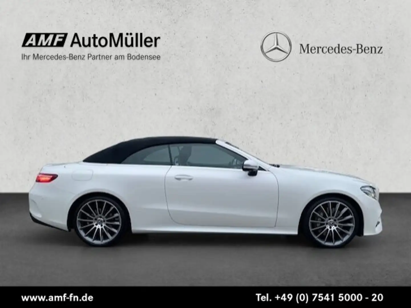 Mercedes-Benz E 300 E 300 CABRIO AMG-LINE STDHZG HUD BURMESTER 360° Weiß - 1