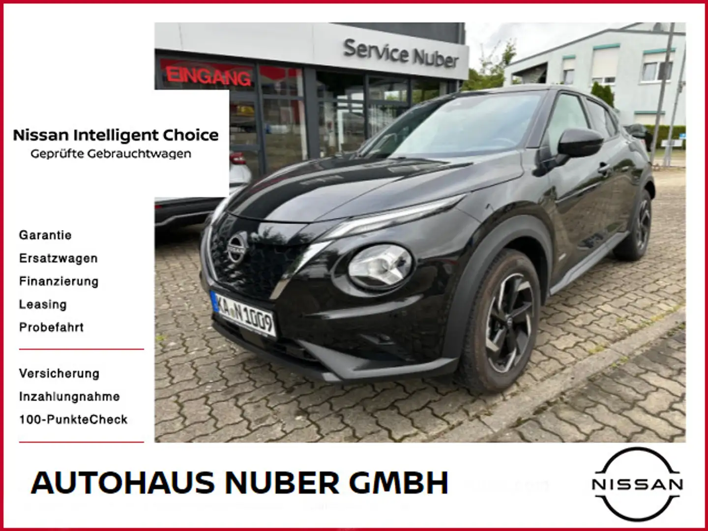 Nissan Juke 1,6 N-Connecta Hybrid AT Winterpaket Zwart - 1