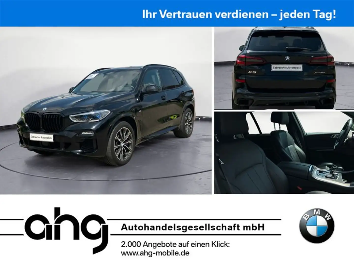 BMW X5 xDrive45e M Sportpaket Innovationsp. Head-Up Zwart - 1