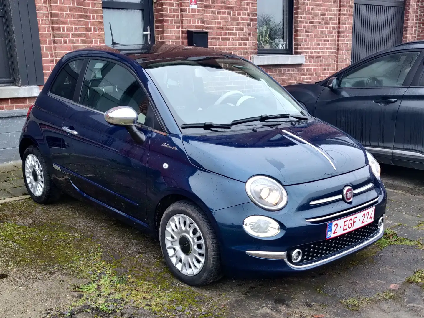 Fiat 500 1.0i+MHEV+Dolcevita Bleu - 2