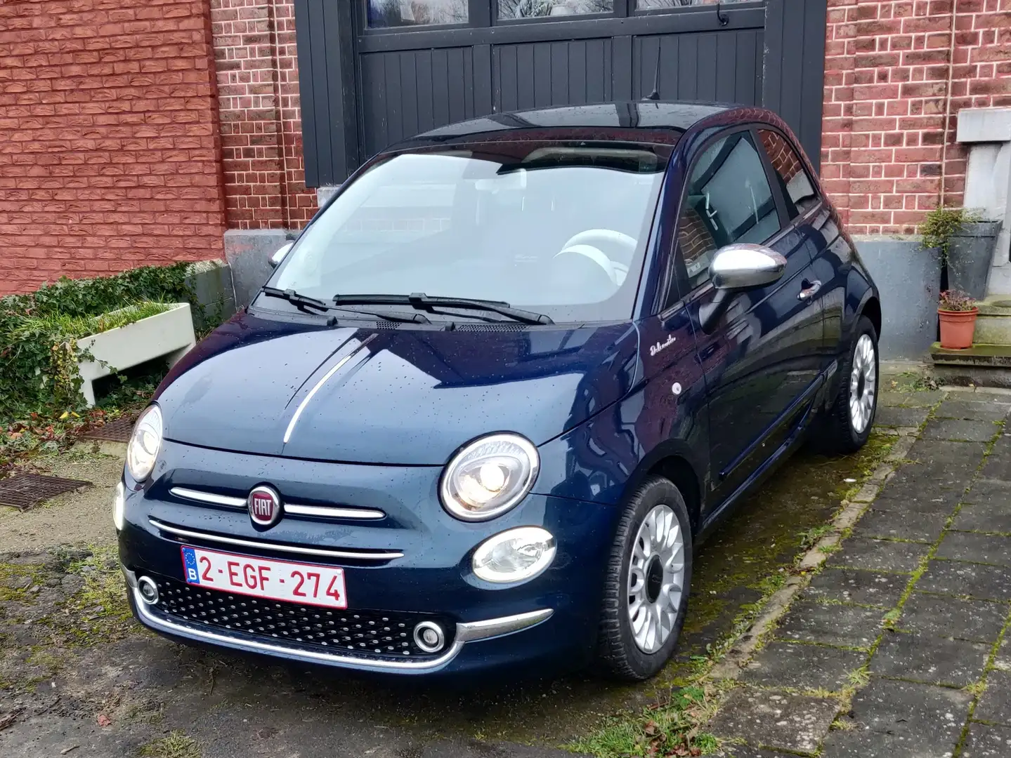 Fiat 500 1.0i+MHEV+Dolcevita Bleu - 1