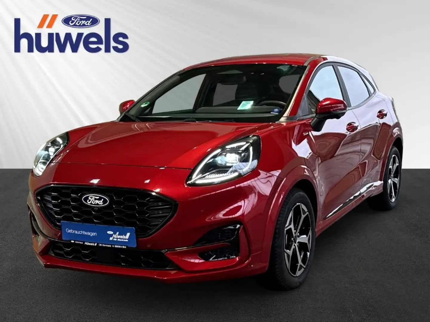 Ford Puma ST-Line 1.0 EcoBoost +LED+ACC+TWA+360°+M&S+NAVI+SZ Rouge - 1