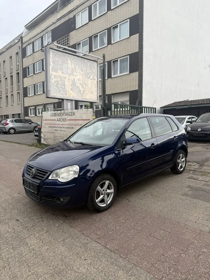 Volkswagen Polo United,Md2009,5Türen,Sitzheizung,4Efh,Zv+Fb,ESP plava - 2
