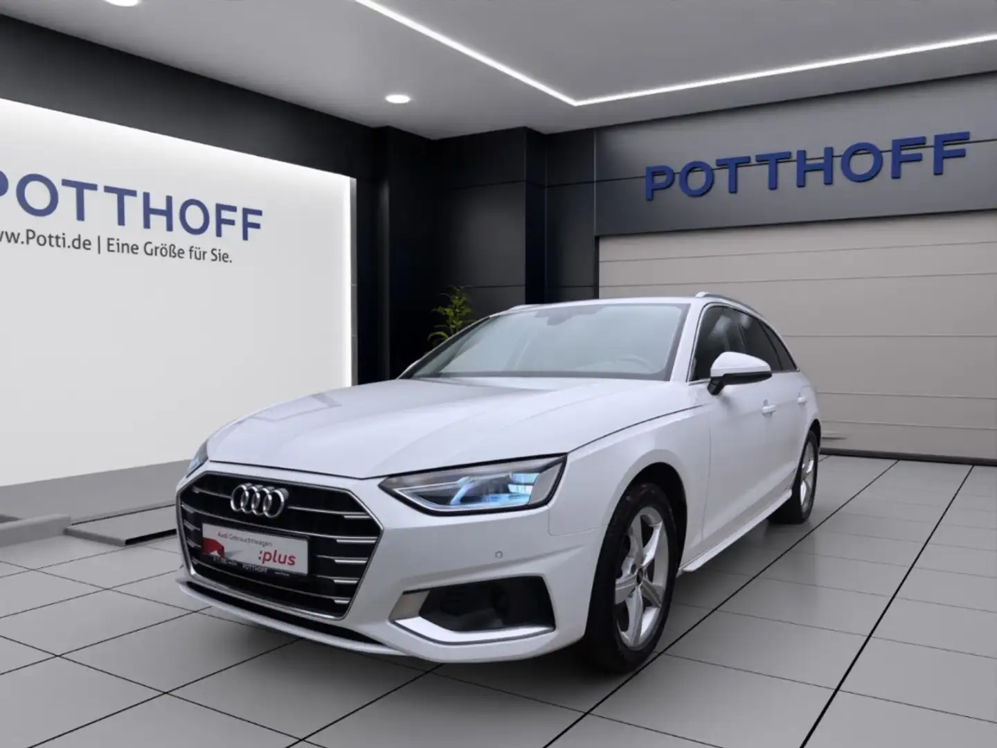Audi A4 Avant 35 TDI ADVANCED AHK NAVI+ KAMERA SITZHZG Weiß - 1