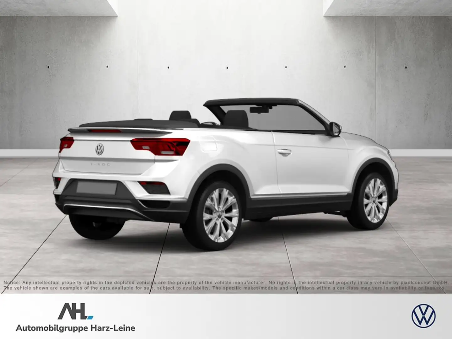 Volkswagen T-Roc Cabriolet 1.5 TSI Active DSG LED Navi ACC PDC SHZ Weiß - 2
