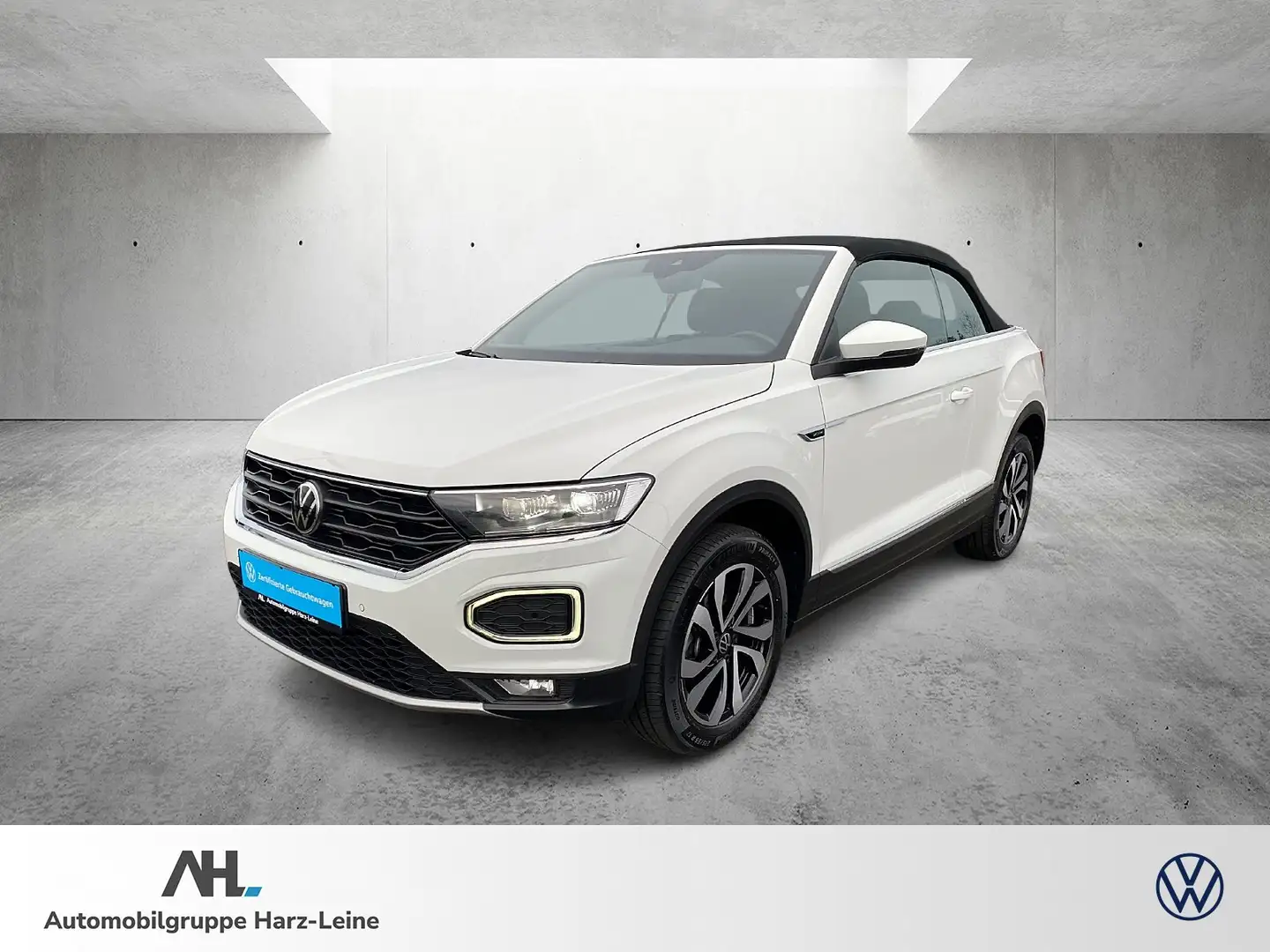Volkswagen T-Roc Cabriolet 1.5 TSI Active DSG LED Navi ACC PDC SHZ Weiß - 1