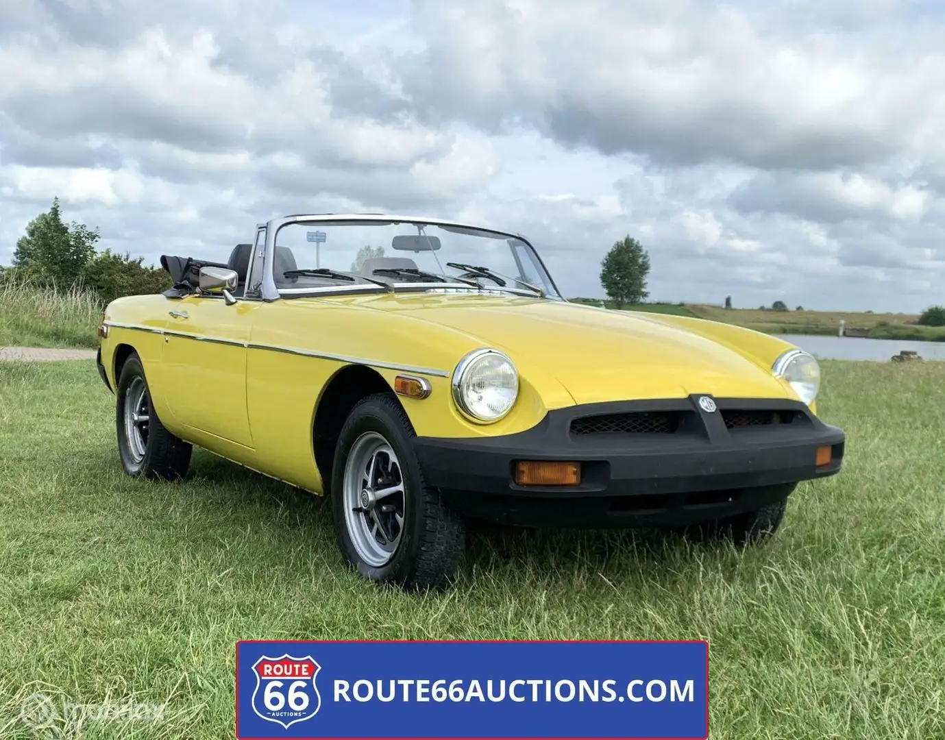 MG MGB Cabriolet - 1980 | Route 66 Auctions Giallo - 1