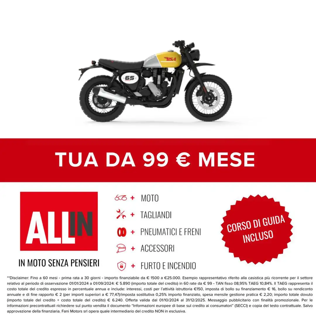 BSA Other SCRAMBLER 650 Giallo - 2