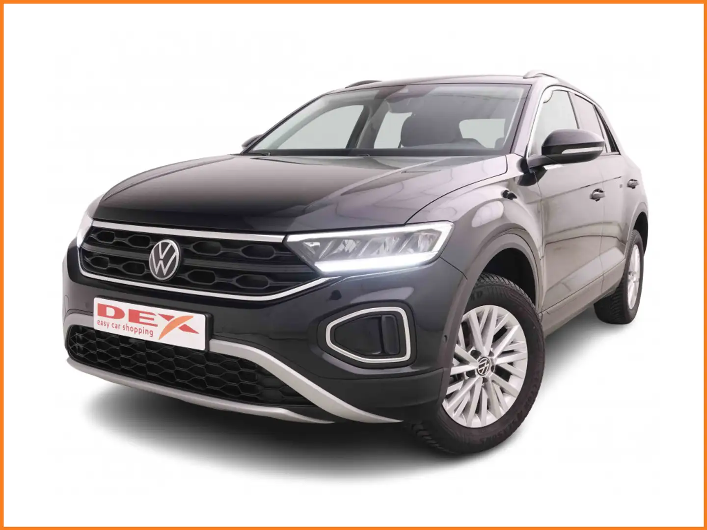 Volkswagen T-Roc 1.0 TSi 115 Life + GPS + Heated Seats + Climatronic + LED Noir - 1