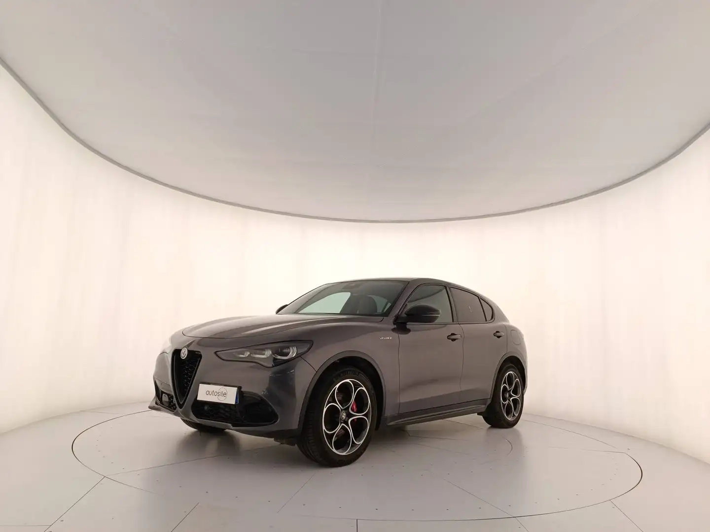 Alfa Romeo Stelvio 2.2 Turbo Veloce Grigio - 1