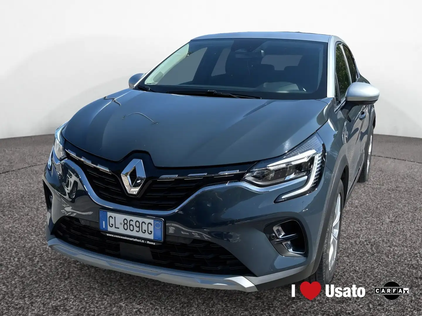Renault Captur II 2019 1.6 hybrid Intens E-Tech 145cv auto Bleu - 1