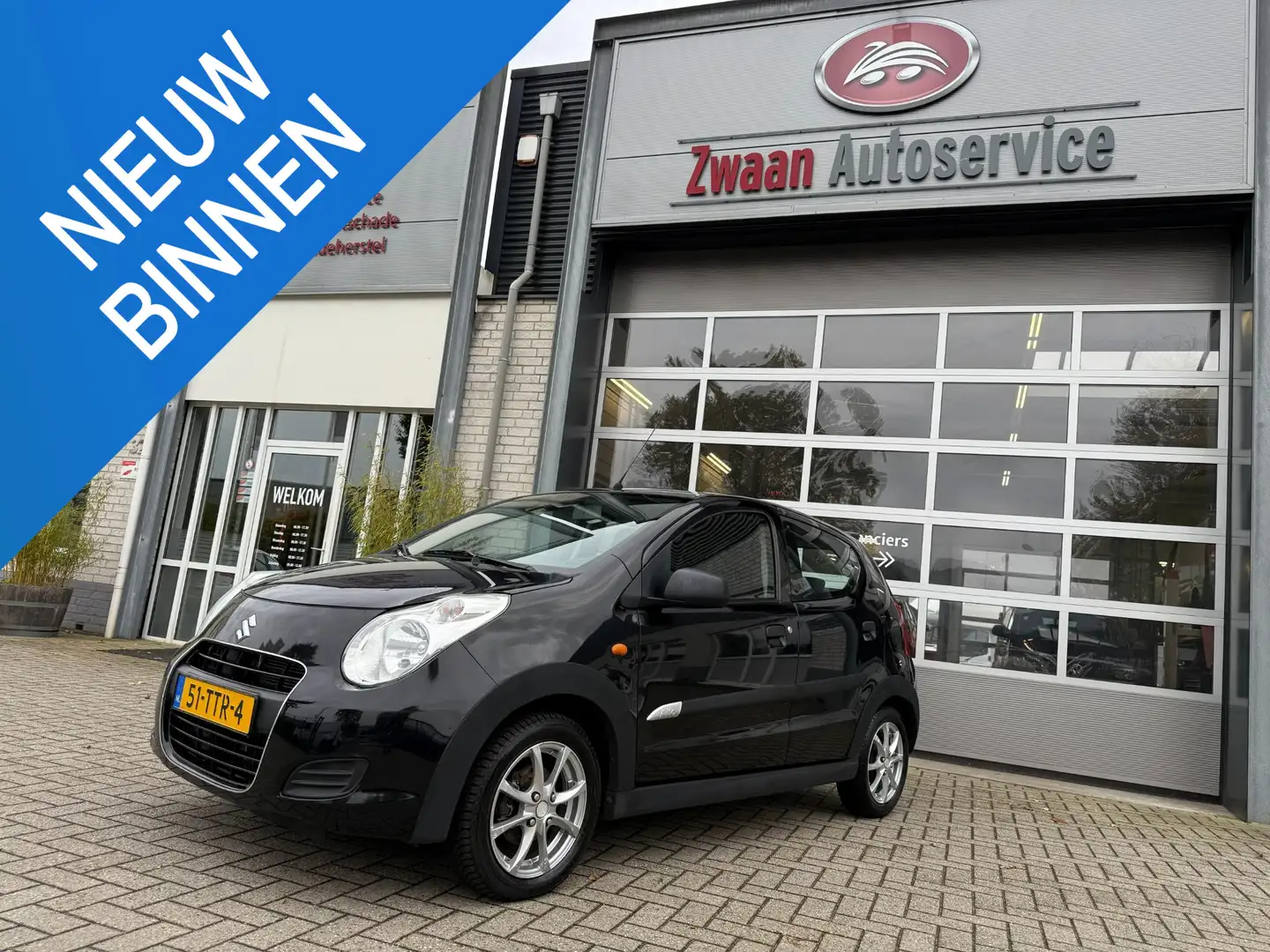 Suzuki Alto 1.0 Comfort Plus AIRCO Zwart - 1